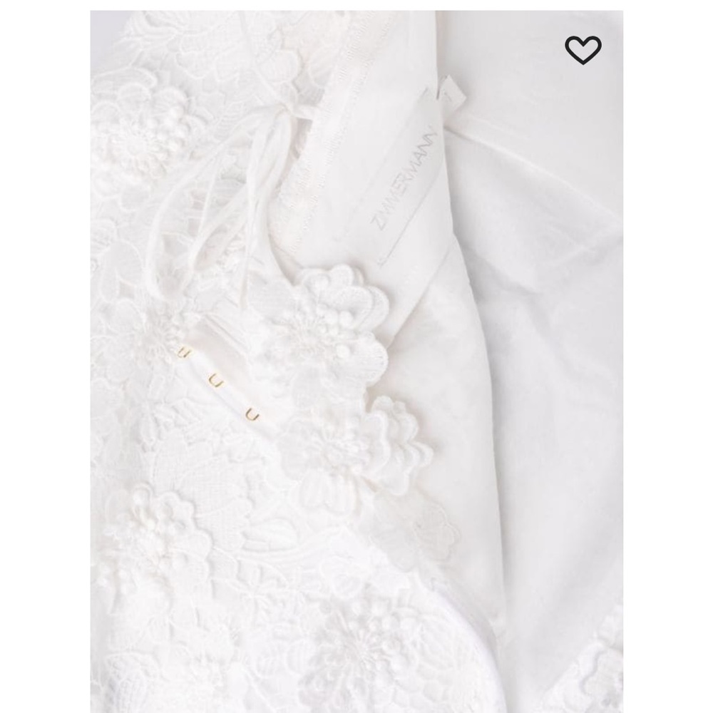 NWT Zimmermann Raie Lace Flower Mini Dress Sizes 2 & 3 (8 & 10) - Picture 6 of 15
